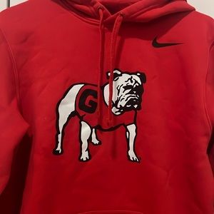 Medium authentic Georgia bulldog Nike hoodie